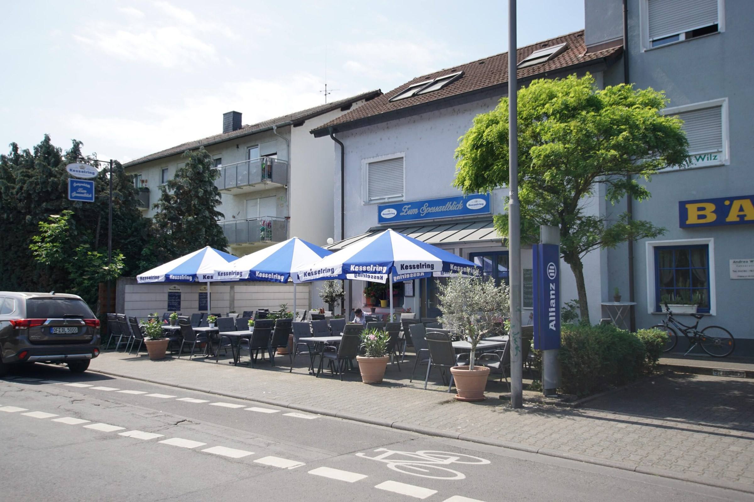 Das Restaurant Zum Spessartblick an der Aschaffenburger Straße in Seligenstadt
